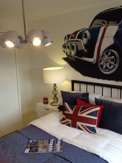 Car Kids Bedroom Mini themed Kids Bedroom by our interior designer in London